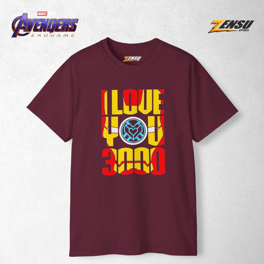 I Love You 3000 - Iron Man | Premium Kaos Streetwear Movie Z057