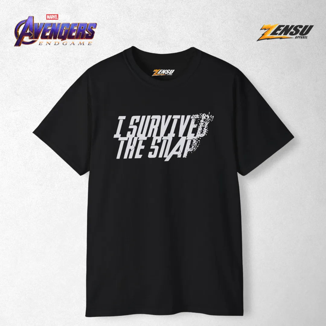 I Survived the Snap - Avengers | Premium Kaos Streetwear Movie Z061