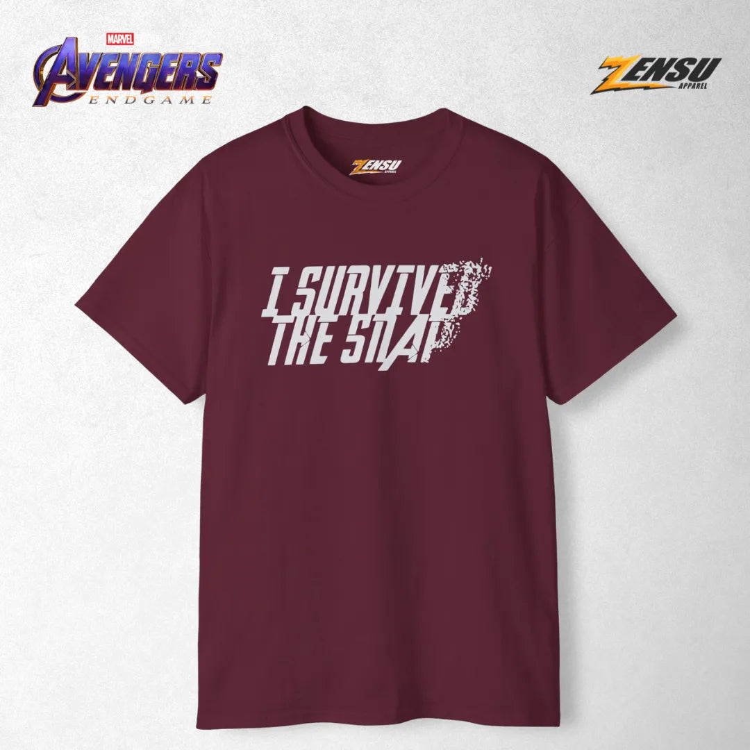 I Survived the Snap - Avengers | Premium Kaos Streetwear Movie Z061