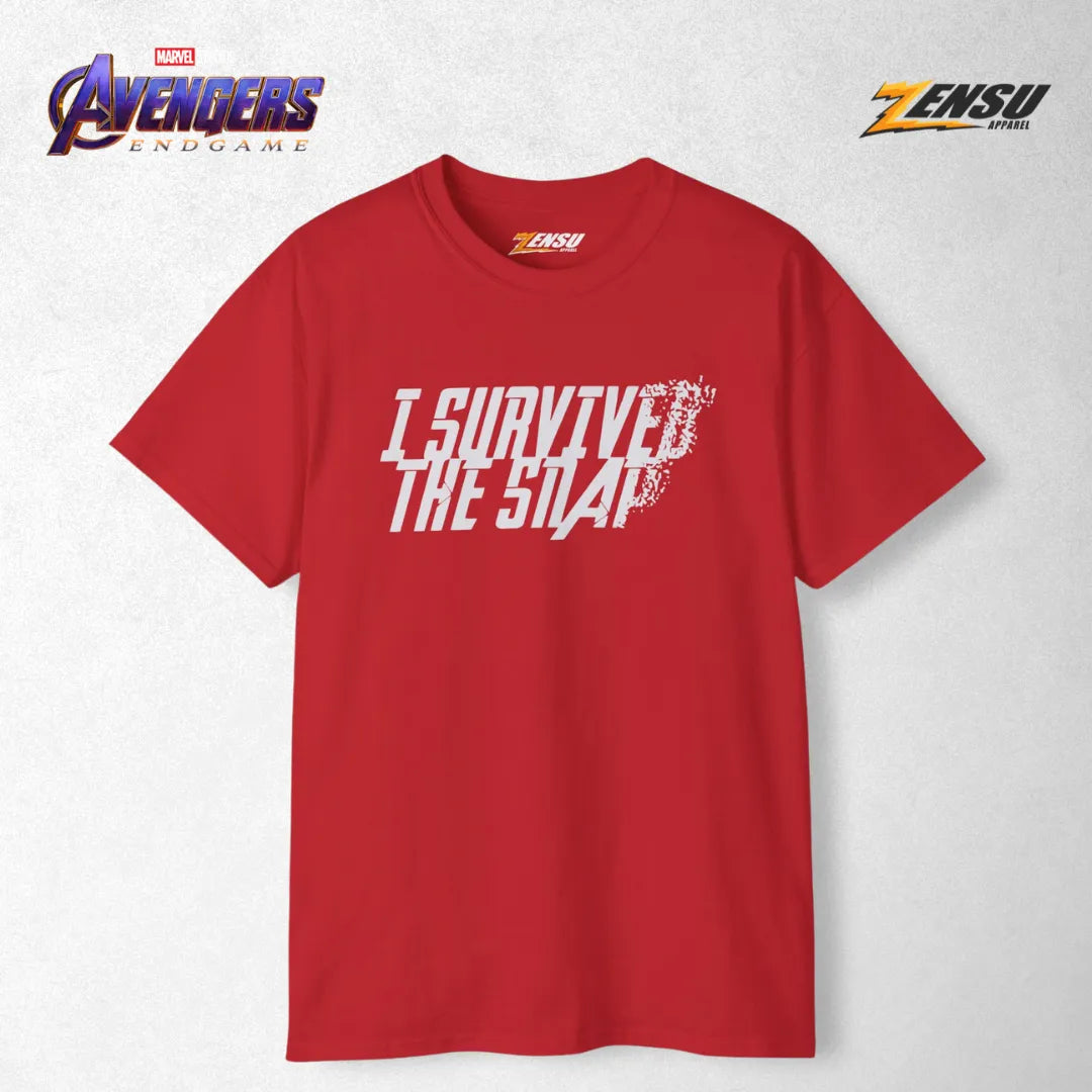 I Survived the Snap - Avengers | Premium Kaos Streetwear Movie Z061