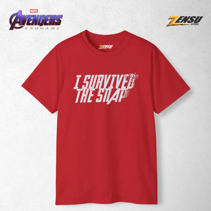 I Survived the Snap - Avengers | Premium Kaos Streetwear Movie Z061