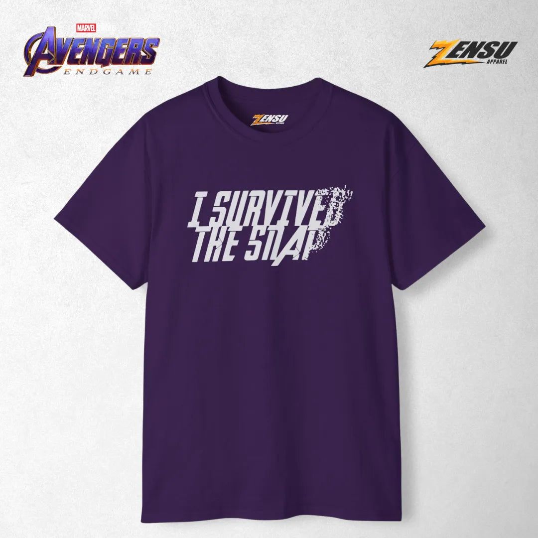 I Survived the Snap - Avengers | Premium Kaos Streetwear Movie Z061
