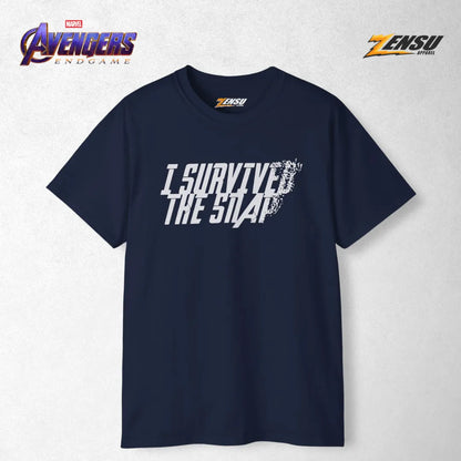 I Survived the Snap - Avengers | Premium Kaos Streetwear Movie Z061