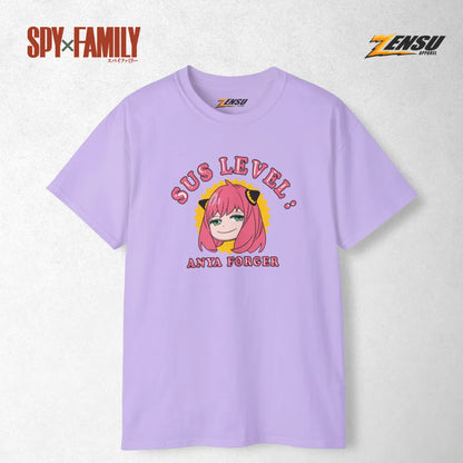 Anya Sus Level - Spy X Family | Premium Kaos Anime Z069