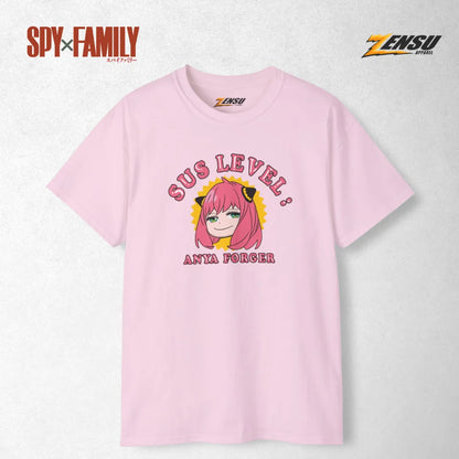 Anya Sus Level - Spy X Family | Premium Kaos Anime Z069