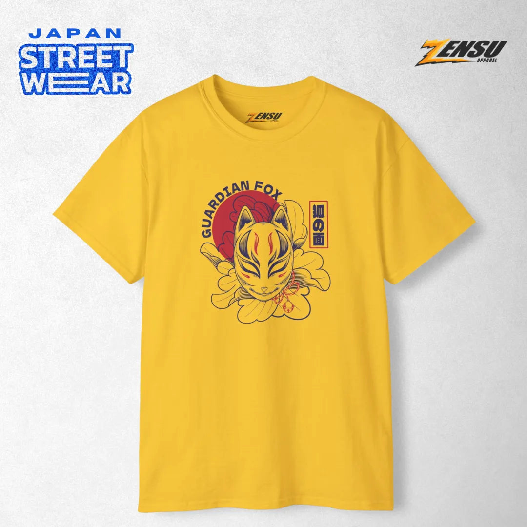 Lotus Kitsune - Japanese Mask | Premium Kaos Urban Streetwear Z071