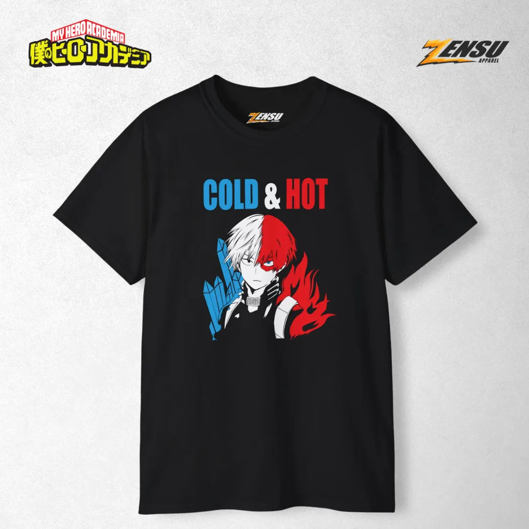 Shoto Todoroki Hot & Cold - My Hero Academia | Premium Kaos Anime Z072