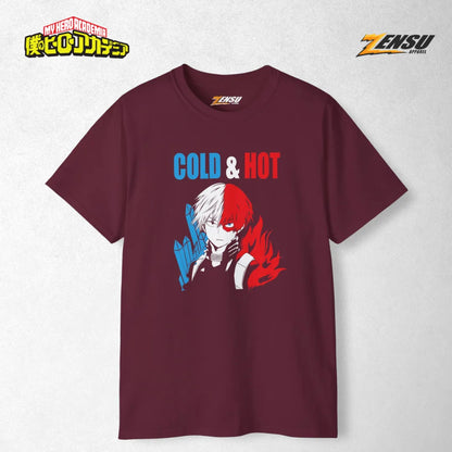 Shoto Todoroki Hot & Cold - My Hero Academia | Premium Kaos Anime Z072