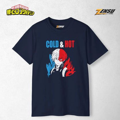 Shoto Todoroki Hot & Cold - My Hero Academia | Premium Kaos Anime Z072