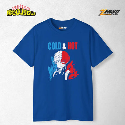 Shoto Todoroki Hot & Cold - My Hero Academia | Premium Kaos Anime Z072
