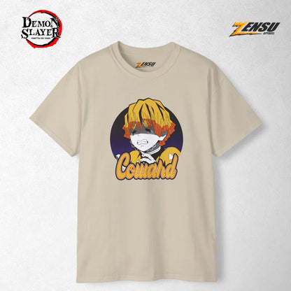 Zenitsu Coward - Demon Slayer | Premium Kaos Anime Z076