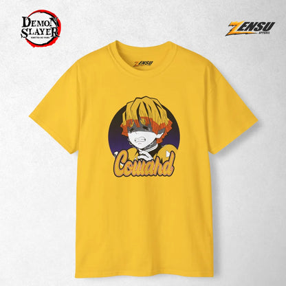 Zenitsu Coward - Demon Slayer | Premium Kaos Anime Z076