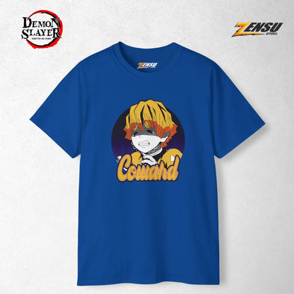 Zenitsu Coward - Demon Slayer | Premium Kaos Anime Z076