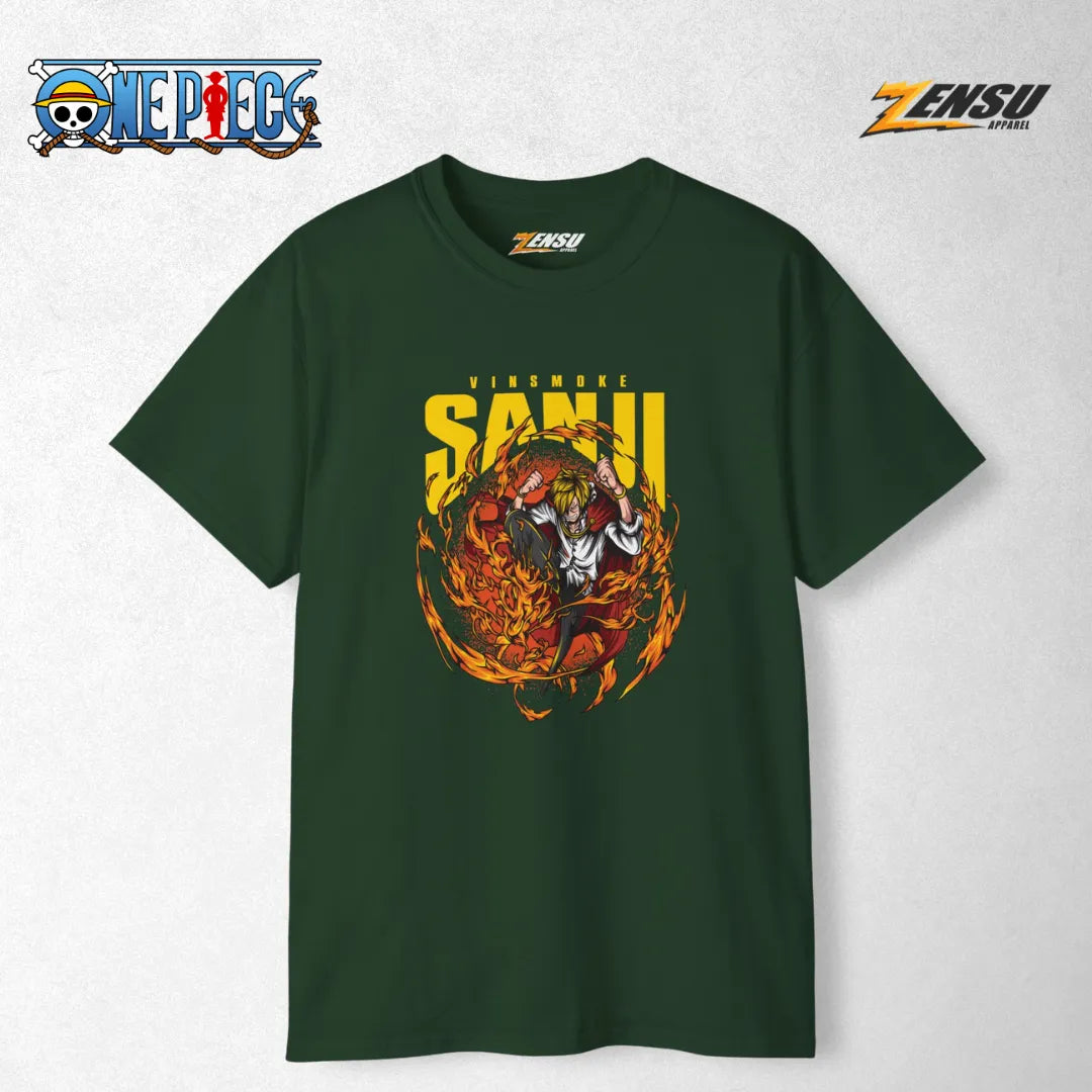 Sanji Diable Jambe - One Piece | Premium Kaos Anime Z083