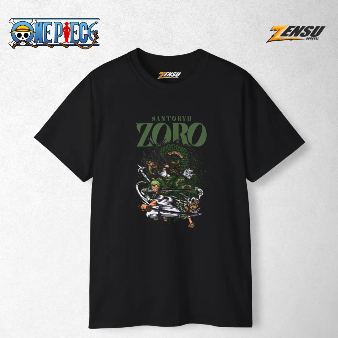 Zoro Santoryu - One Piece | Premium Kaos Anime Z087
