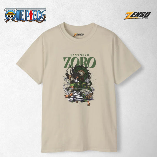 Zoro Santoryu - One Piece | Premium Kaos Anime Z087