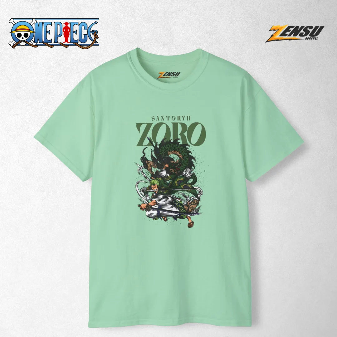 Zoro Santoryu - One Piece | Premium Kaos Anime Z087