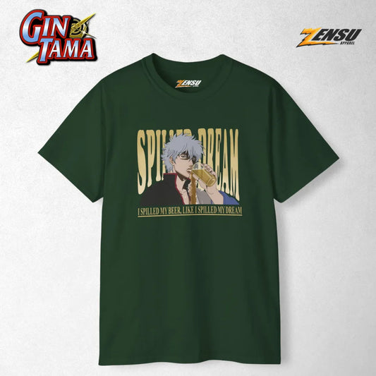 Gintoki Spilled Dream - Gintama | Premium Kaos Anime Z099