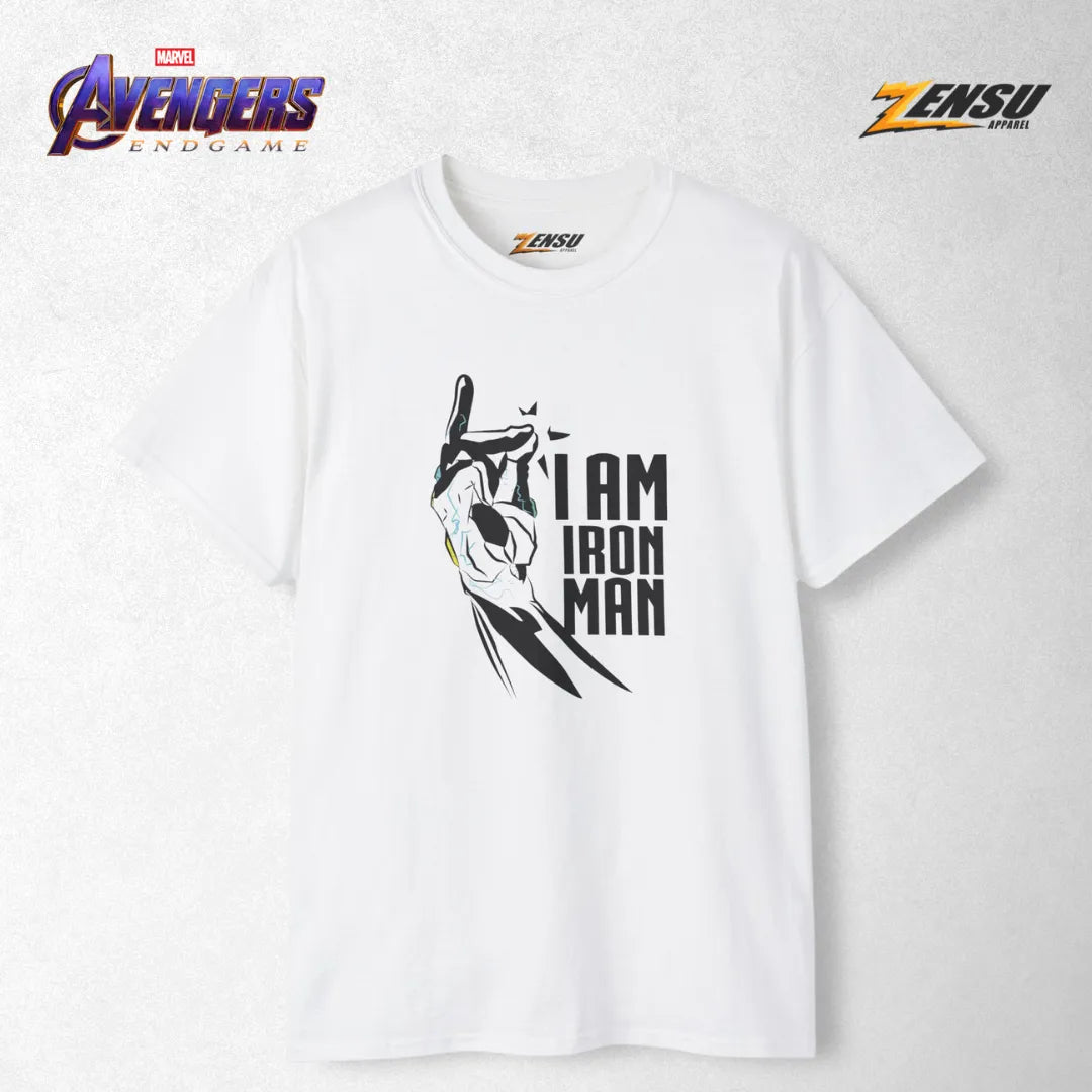 I AM IRON MAN Silhouette - Avengers | Premium Kaos Streetwear Movie Z120