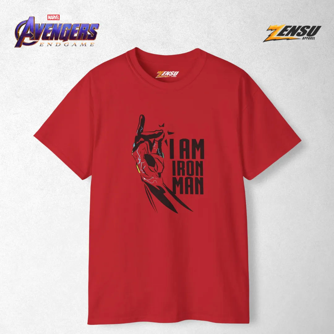 I AM IRON MAN Silhouette - Avengers | Premium Kaos Streetwear Movie Z120