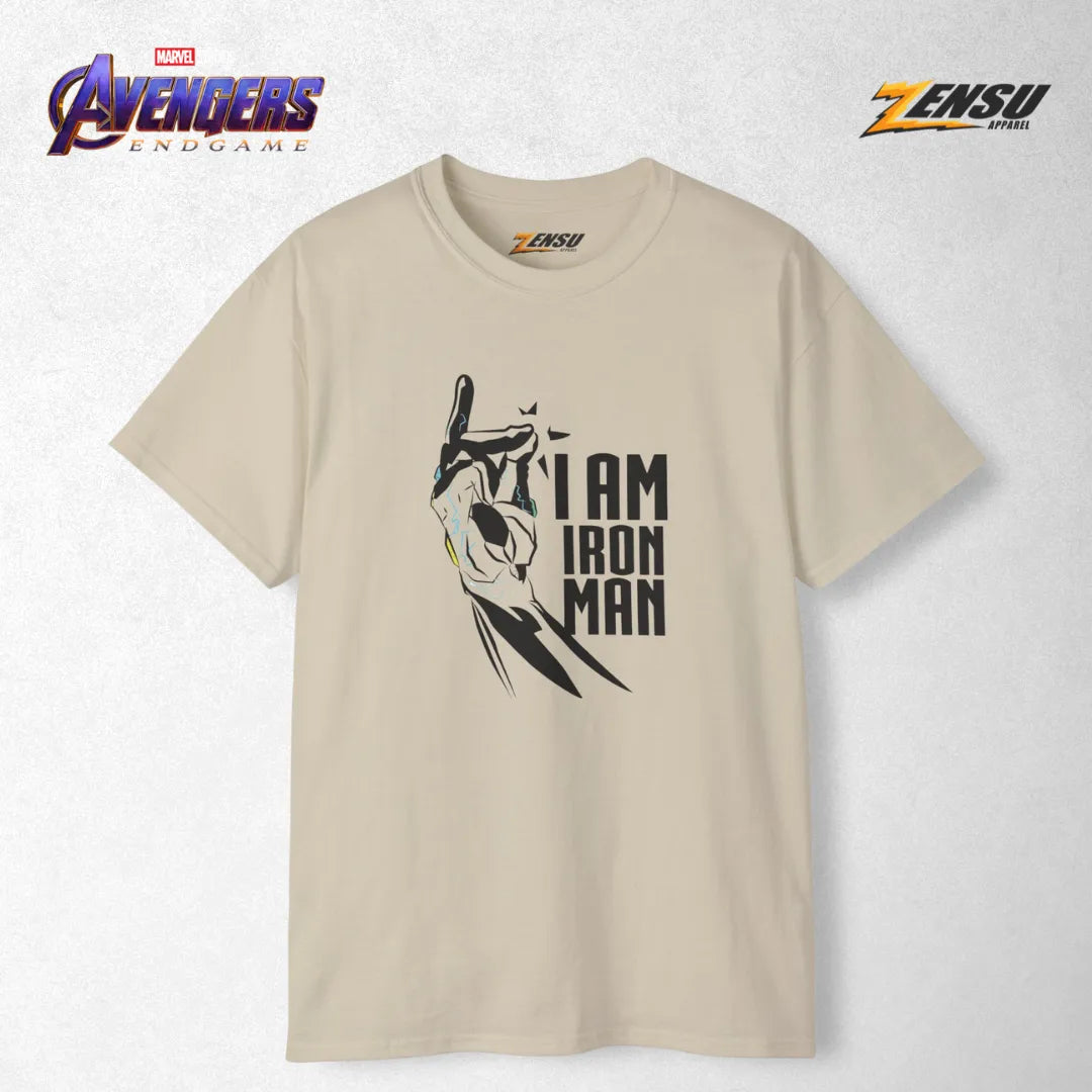 I AM IRON MAN Silhouette - Avengers | Premium Kaos Streetwear Movie Z120
