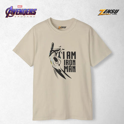 I AM IRON MAN Silhouette - Avengers | Premium Kaos Streetwear Movie Z120