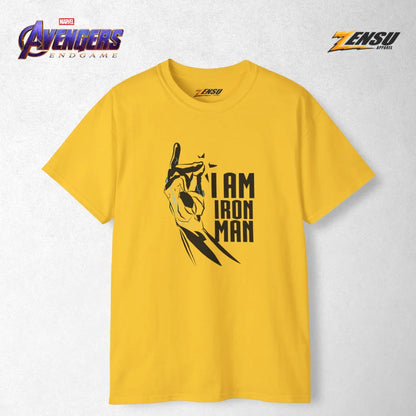 I AM IRON MAN Silhouette - Avengers | Premium Kaos Streetwear Movie Z120