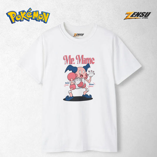 Mr Mime Talk Less Mime More - Pokemon | Premium Kaos Anime Z124