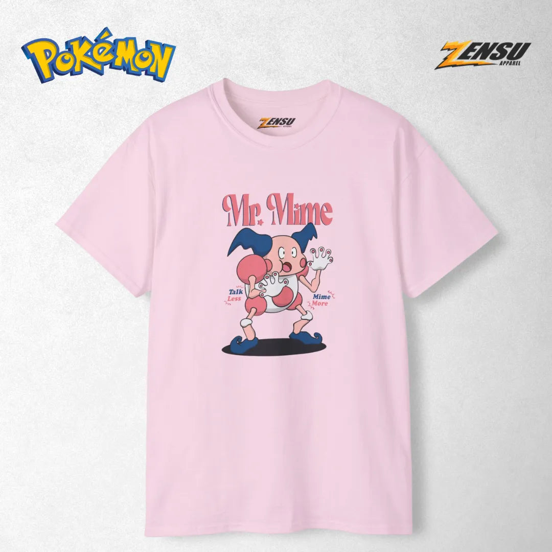 Mr Mime Talk Less Mime More - Pokemon | Premium Kaos Anime Z124