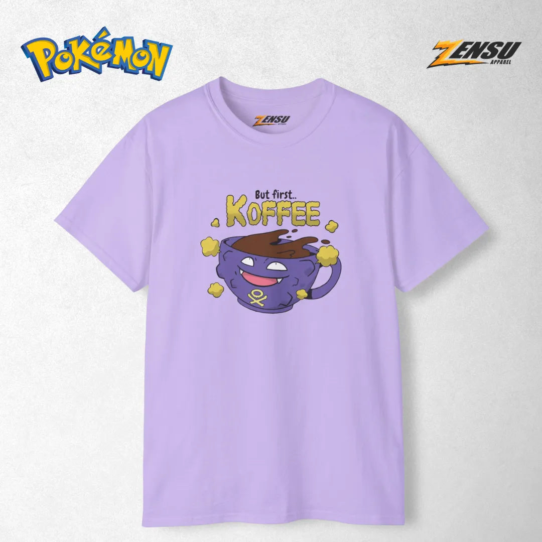 Koffing But first Koffee - Pokemon | Premium Kaos Anime Z126