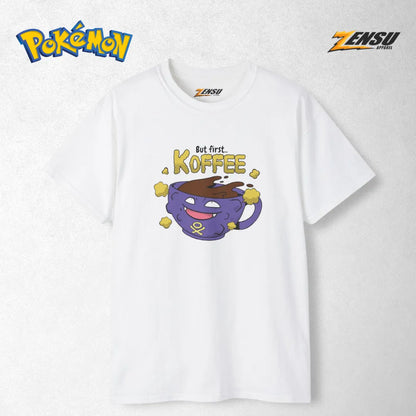 Koffing But first Koffee - Pokemon | Premium Kaos Anime Z126