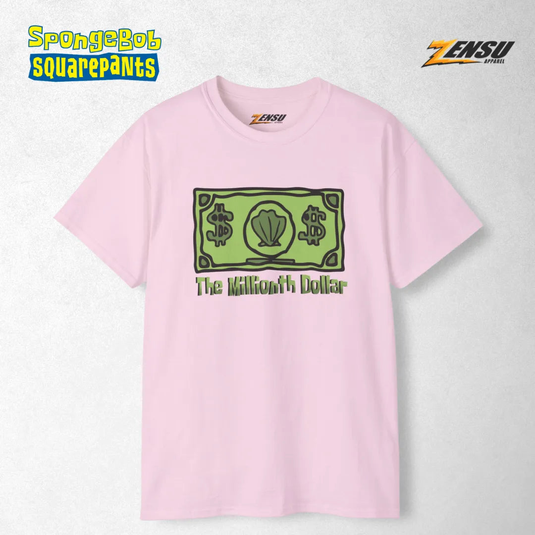 The Millionth Dollar - Spongebob | Premium Kaos Streetwear Movie Z132
