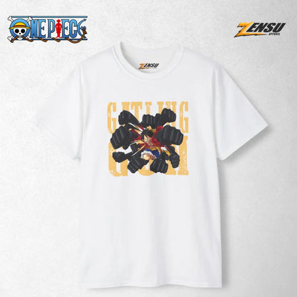 Gomu Gomu Gatling Gun - One Piece | Premium Kaos Anime Z134