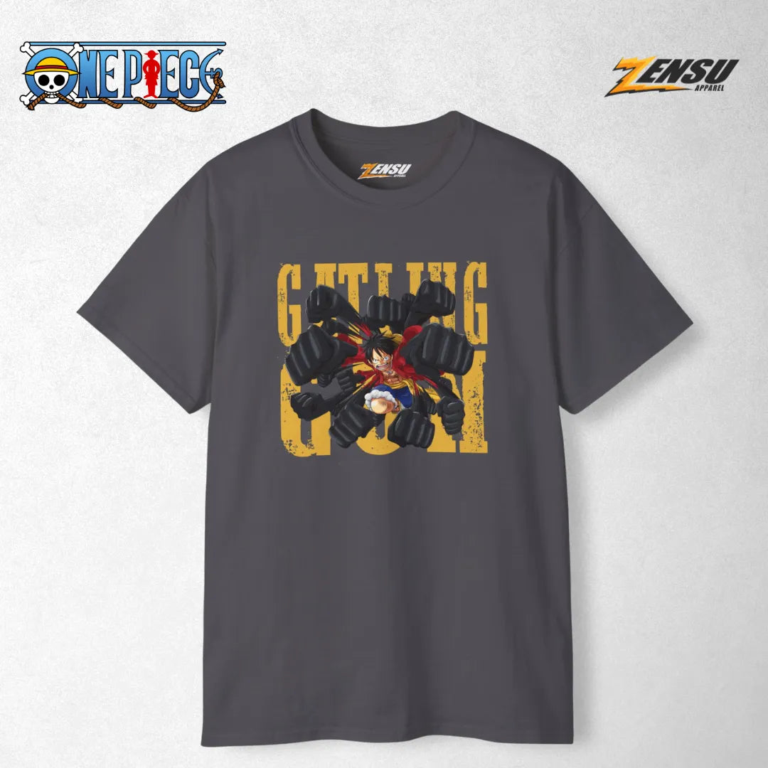 Gomu Gomu Gatling Gun - One Piece | Premium Kaos Anime Z134