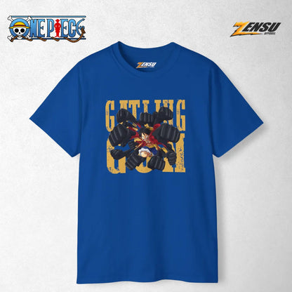 Gomu Gomu Gatling Gun - One Piece | Premium Kaos Anime Z134