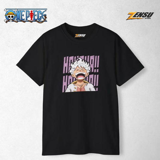 Luffy Ketawain Aja - One Piece | Premium Kaos Anime Z136