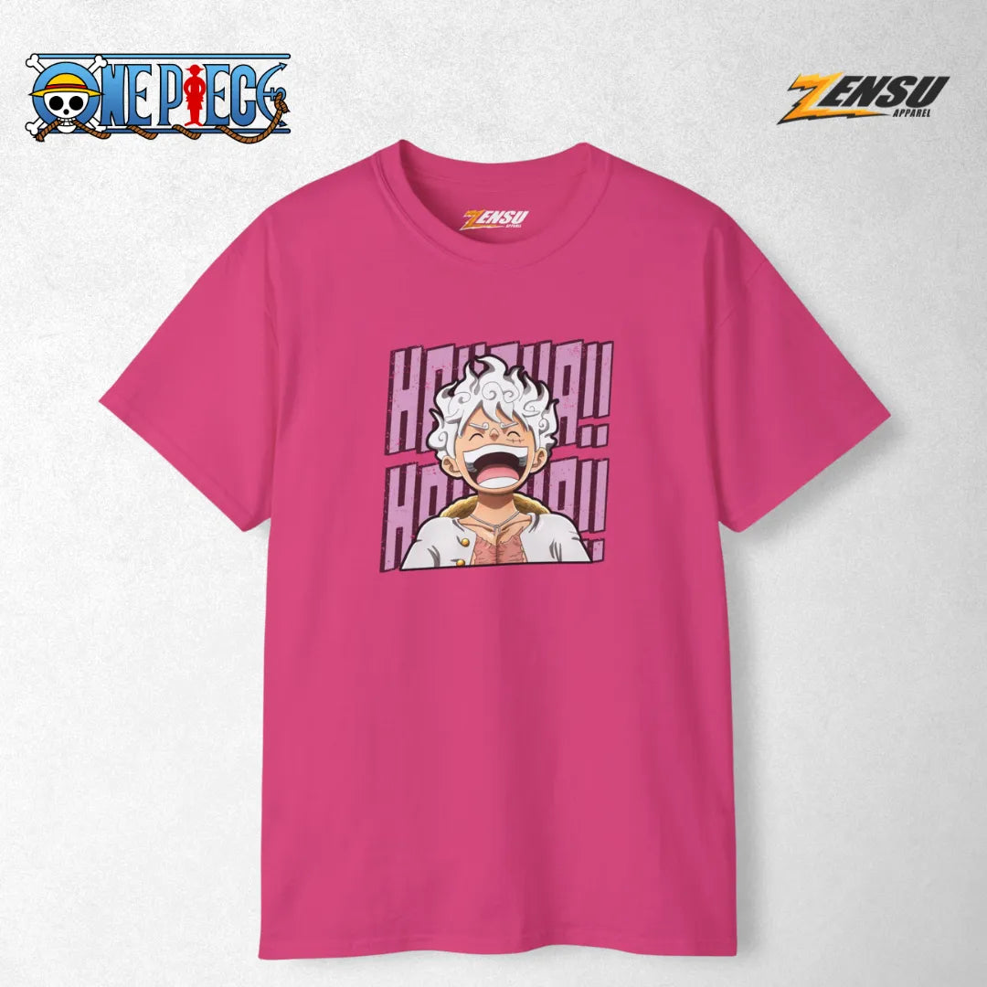 Luffy Ketawain Aja - One Piece | Premium Kaos Anime Z136