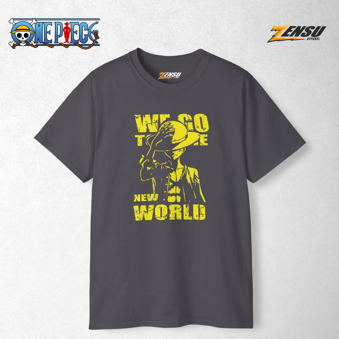 Next Stop: The New World - One Piece | Premium Kaos Anime Z138