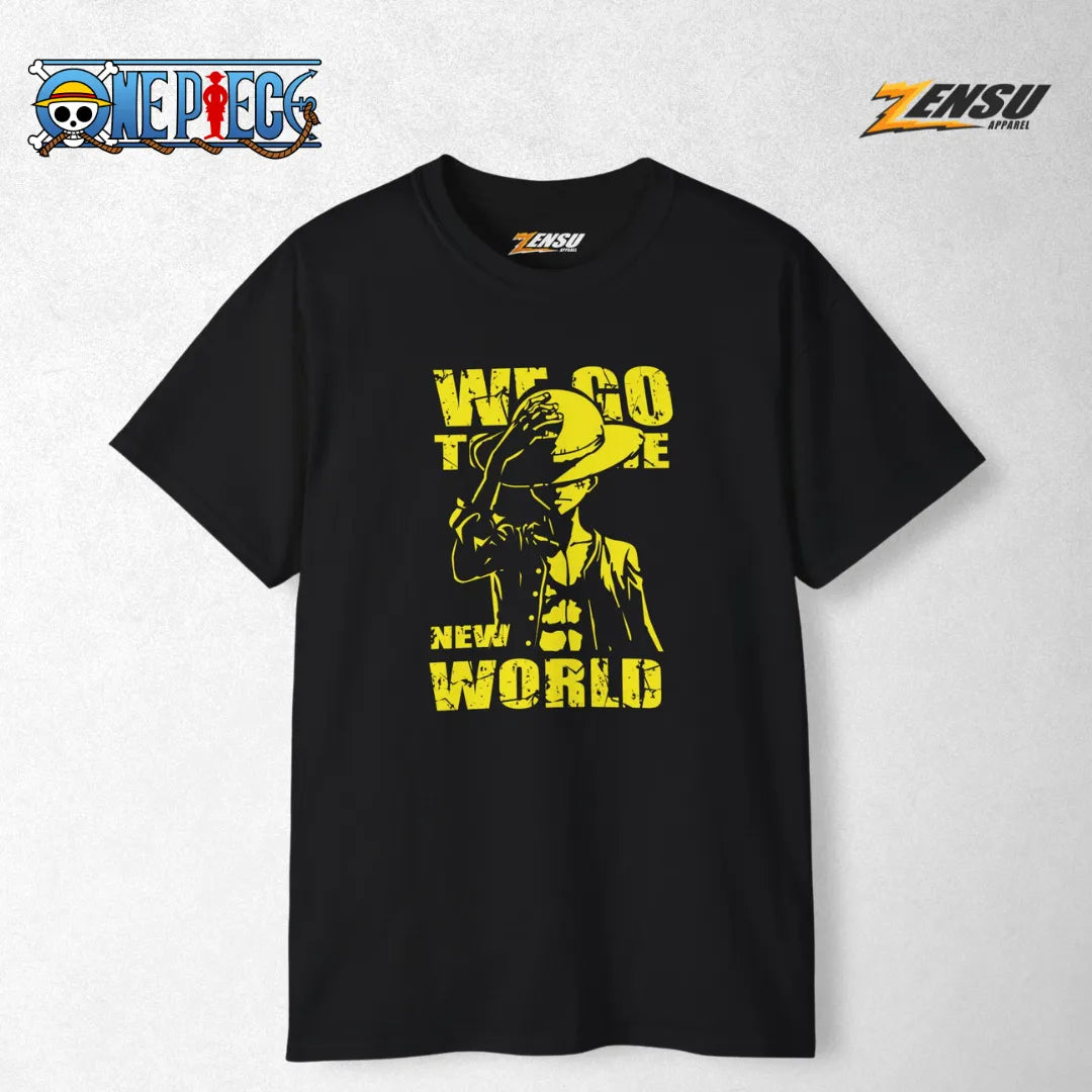 Next Stop: The New World - One Piece | Premium Kaos Anime Z138