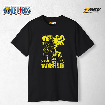 Next Stop: The New World - One Piece | Premium Kaos Anime Z138