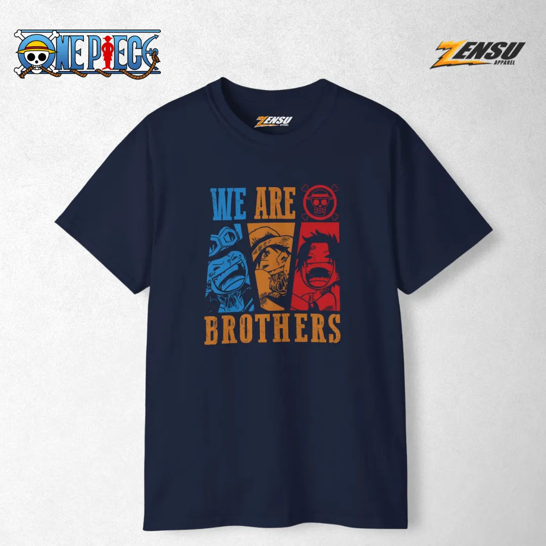 We Are Brother - One Piece | Premium Kaos Anime Z145
