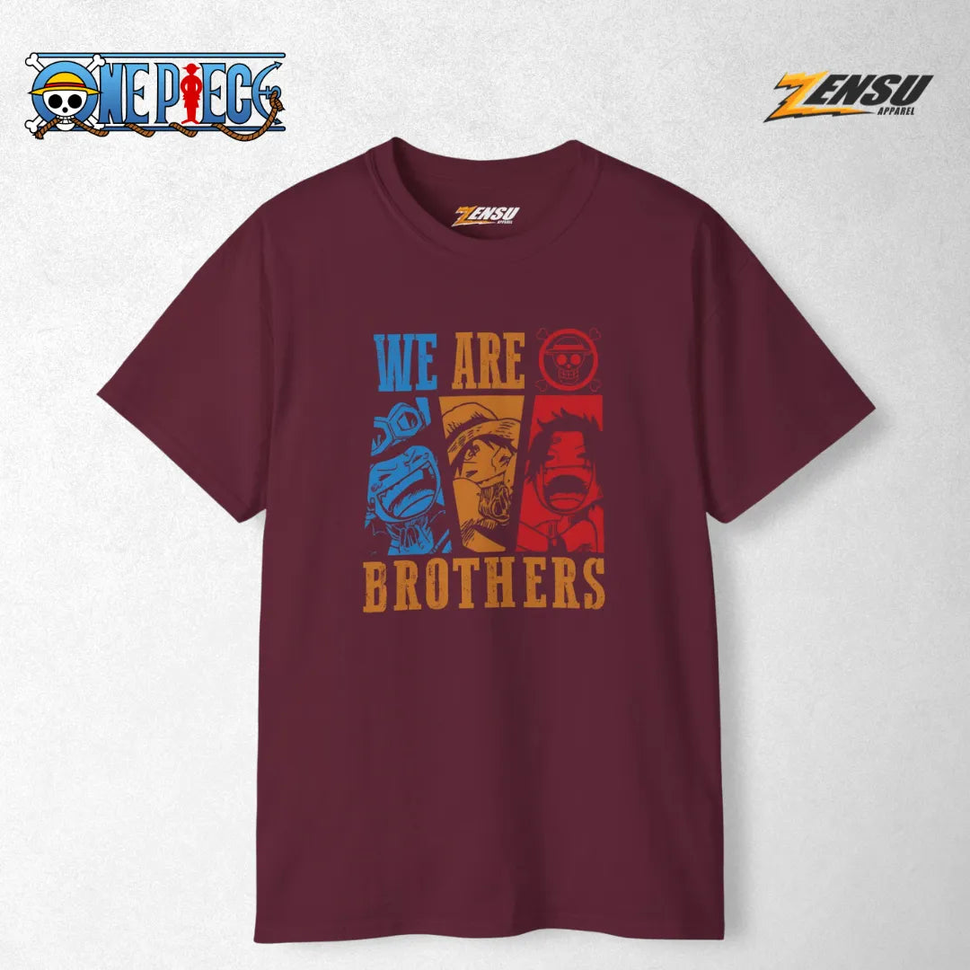 We Are Brother - One Piece | Premium Kaos Anime Z145