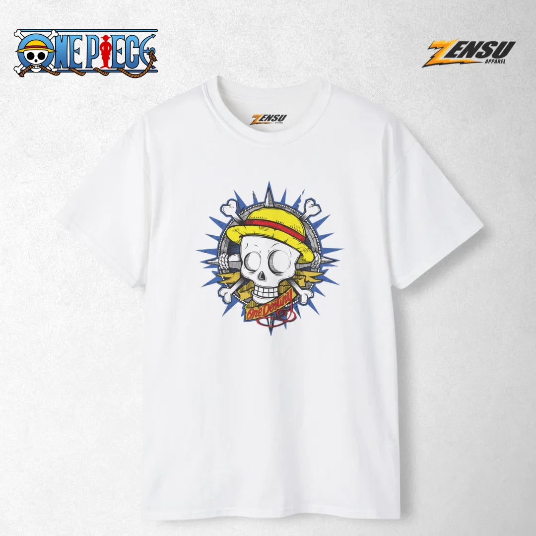 Straw Hat Skull One Destiny - One Piece | Premium Kaos Anime Z155