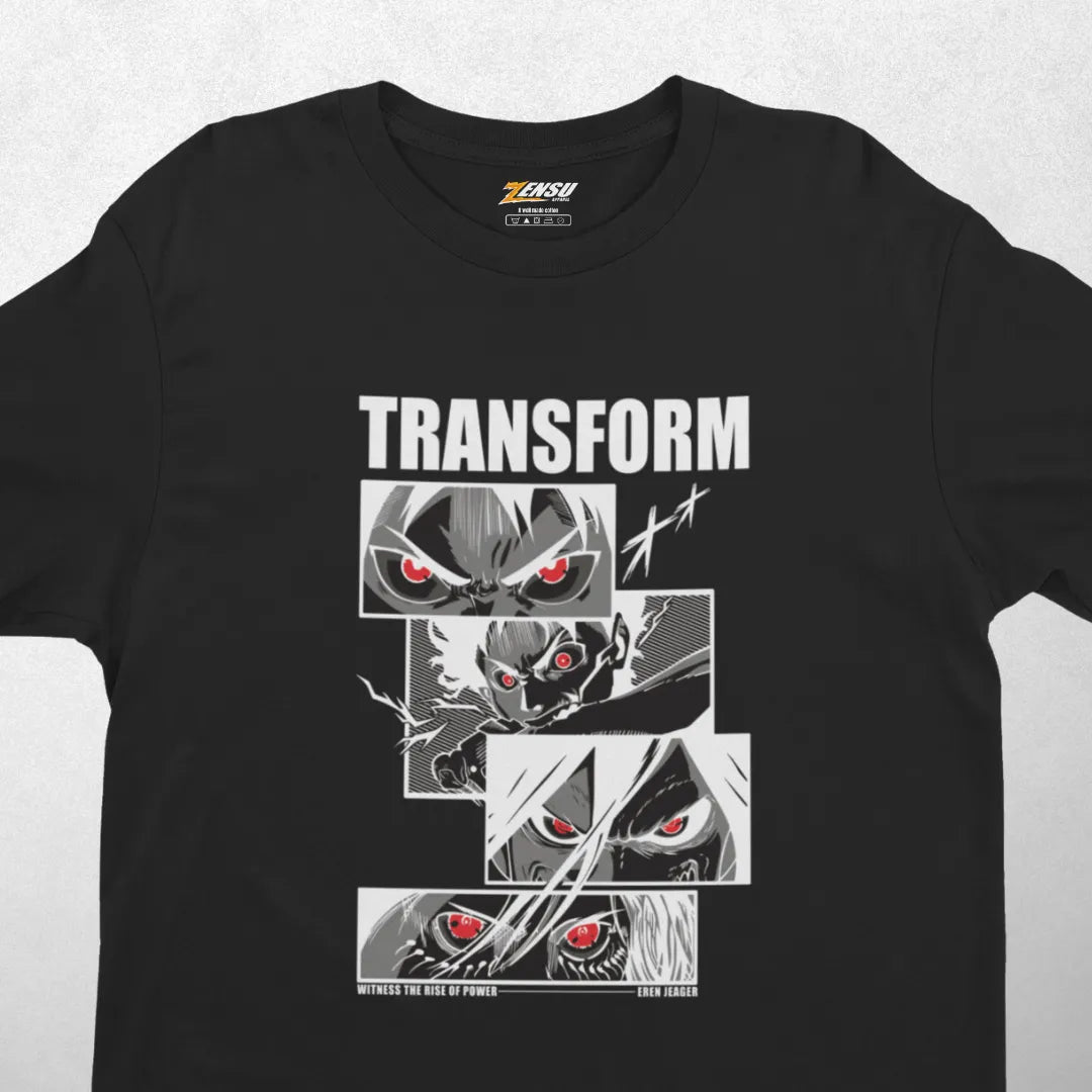 Eren Transform - Attack On Titan | Premium Kaos Anime Z004