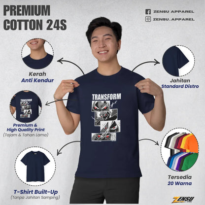 Eren Transform - Attack On Titan | Premium Kaos Anime Z004