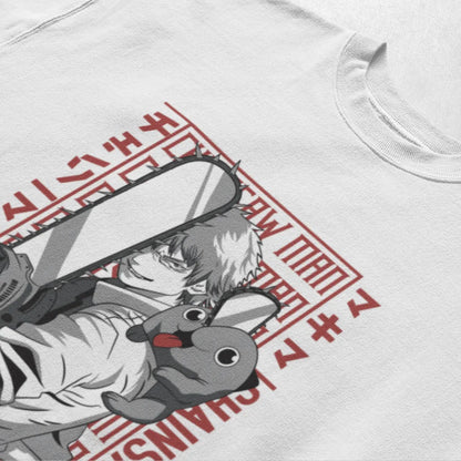 Denji X Pochita - Chainsaw Man | Premium Kaos Anime Z008