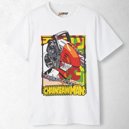 Denji Chainsaw Mode - Chainsaw Man | Baju Kaos Anime Z009