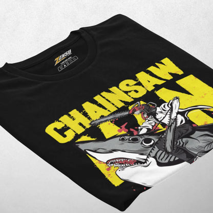 Chainsaw Man & Beam - Chainsaw Man | Premium Kaos Anime Z010