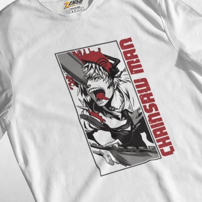 Denji Half Demon - Chainsaw Man | Premium Kaos Anime Z011