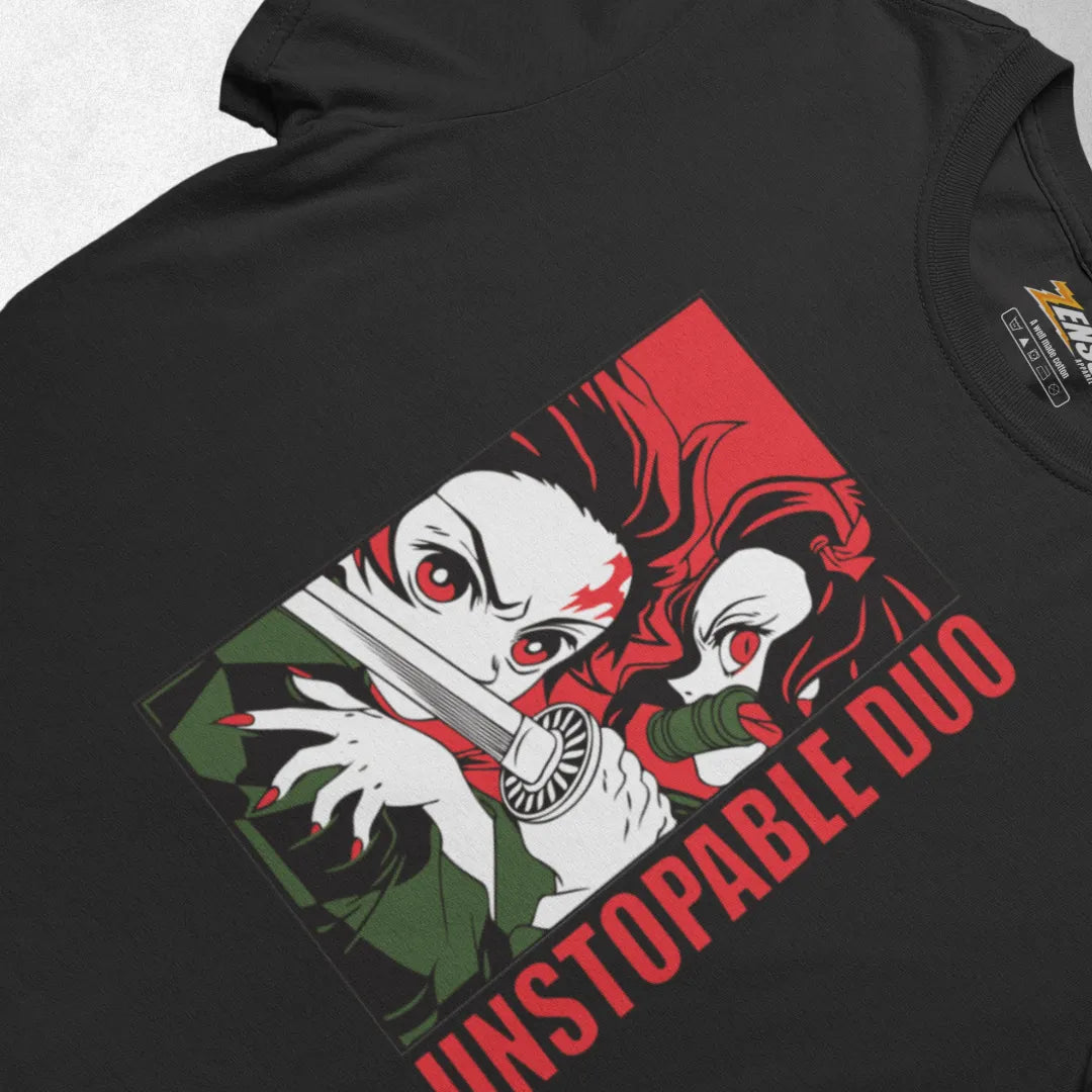 Unstoppable Duo - Demon Slayer | Premium Kaos Anime Z015